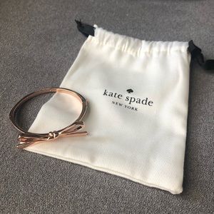 Kate Spade Rose Gold Bow Bracelet